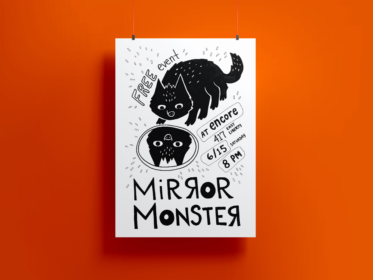 poster for Mirror Monster music band
