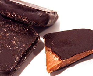 dark chocolate toffee