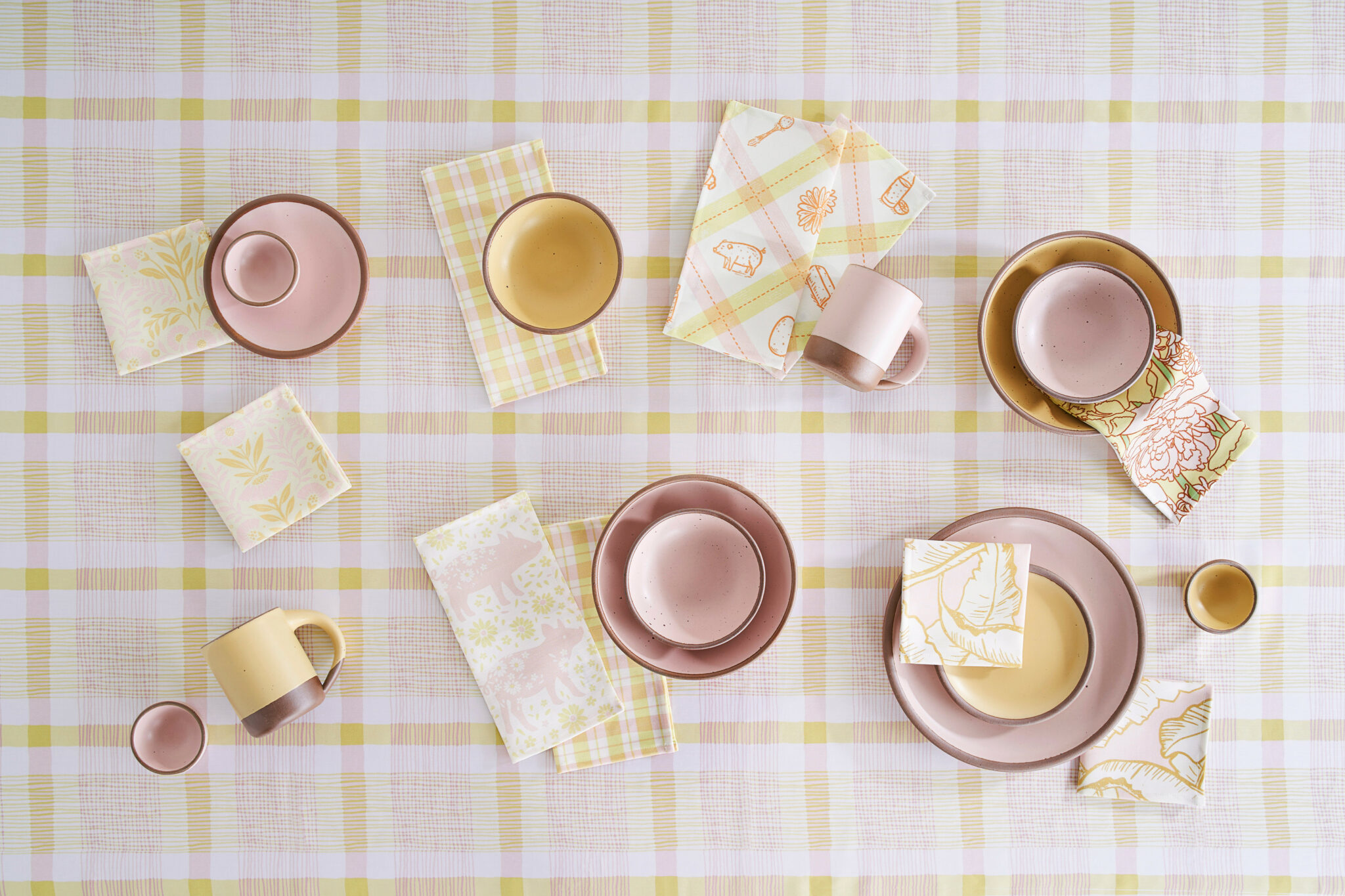 surface pattern design by Sophia Adalaine Zhou or piglets in the flower field